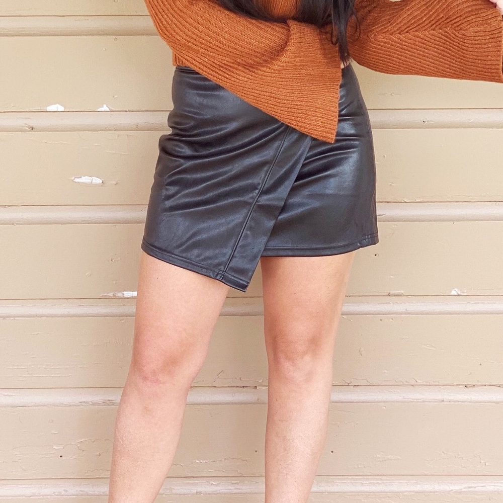 Pleather skirt